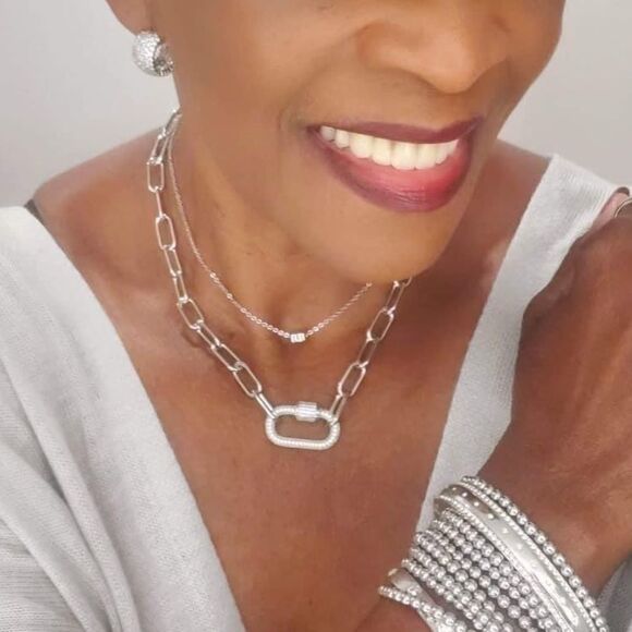 𝅺zoey Nexklace hematite only - Picture 8 of 8